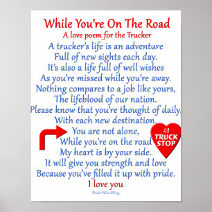 Poster Poema do amor do camionista
