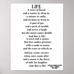 Poster poema LIFE