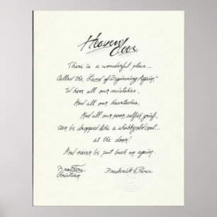 Poster Poema Original e Arte por Fé a Missões de Fé.