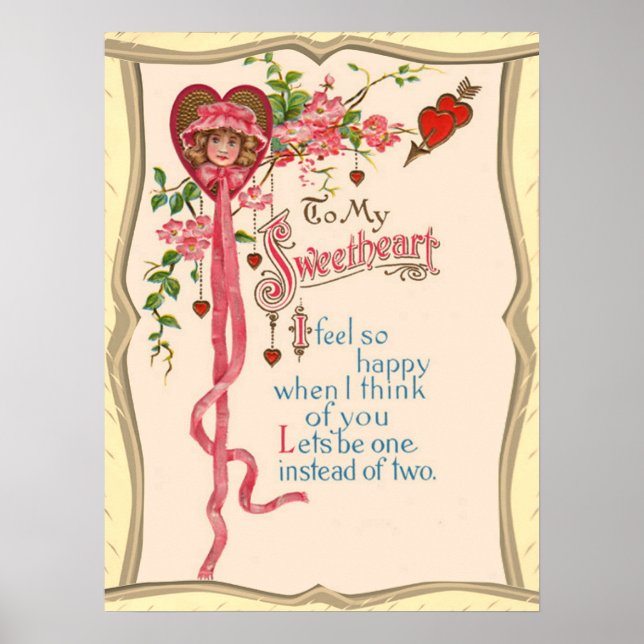 Poster Poema Para Meu Amor (Frente)