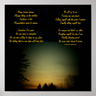 Poster Poema quebrado/poemas líricos de muitos sonhos…