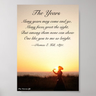 Poster Poema vitoriano "Os Anos"