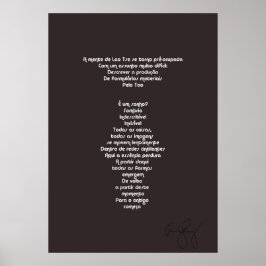 Poster poemas psicodélicos