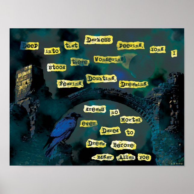 Poster Poe's Raven (Frente)