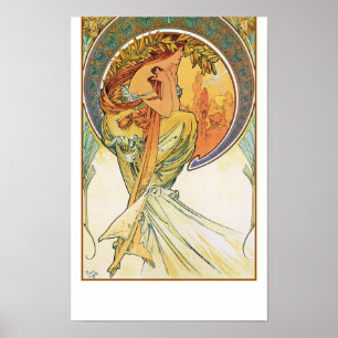 Poster Poesia de Alphonse Mucha
