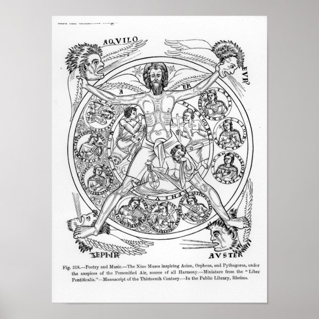 Pôster Poesia e Música (Frente)