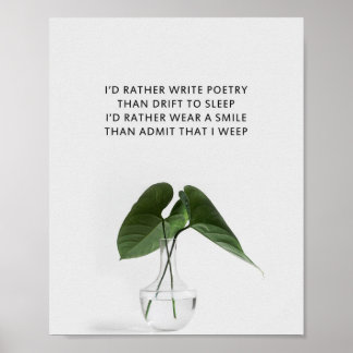 Poster Poesia - Poema Curto