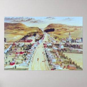 Pôster Poestenkill, New York, c.1855