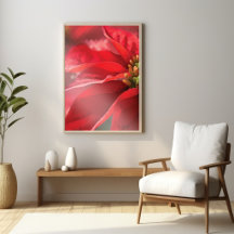 Poinsettia Moderna de Alta Poligonal | Arte Botâni