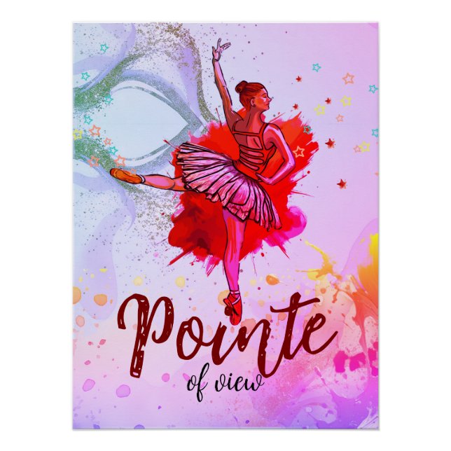 Pôster Pointe of View – Sonhos de Ballet Pastel (Frente)
