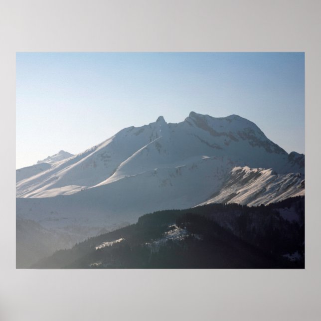 Poster Pointe Percee Morzin França - Cartão de Férias (Frente)