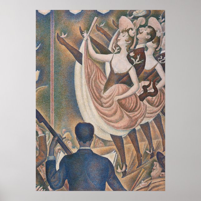 Poster Pointilista Impressionista Seurat Neo (Frente)
