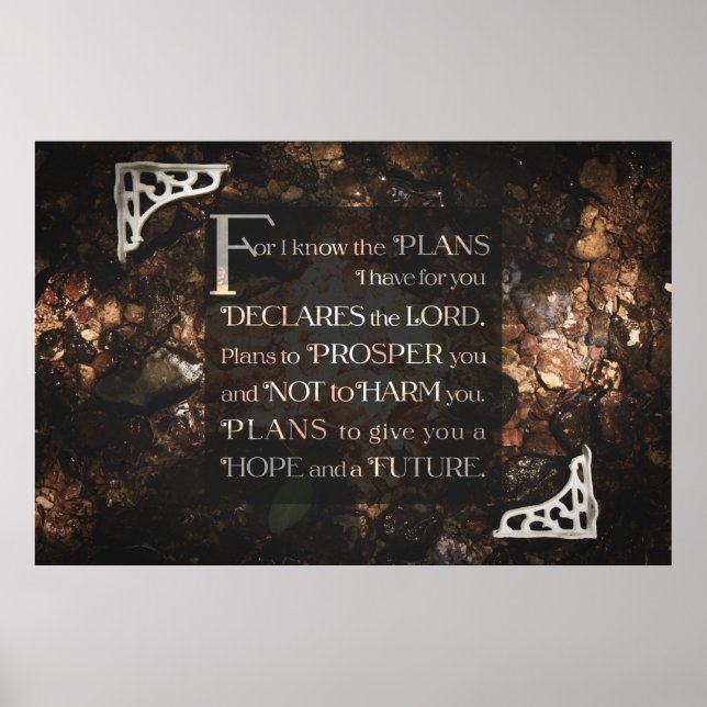 Poster Pois eu sei os planos que tenho para você (Frente)