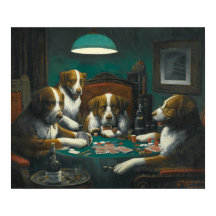 Poker Game de Cassius Marcellus Coolidge (1894)