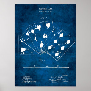 Poster Poker Game Playing Card Wall Art n.º 5