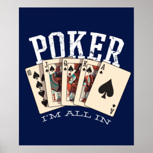 Poster Poker Im All In