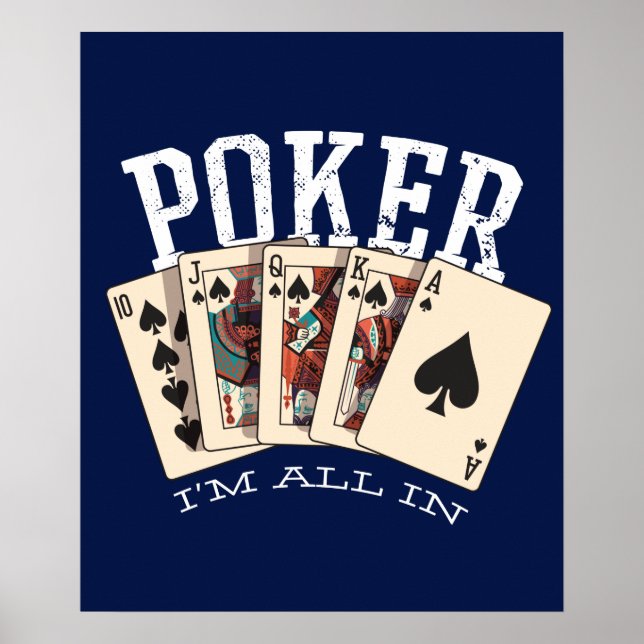 Poster Poker Im All In (Frente)