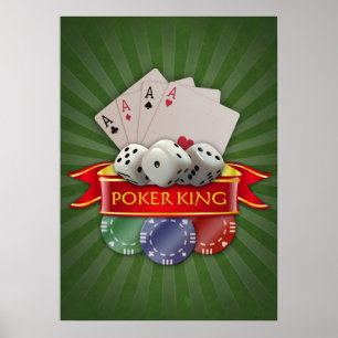 Pôster Poker Mania - Cartões, Dispositivos, Chips