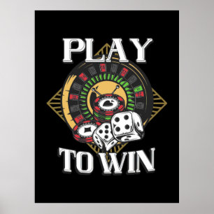 Poster Poker Play To Win