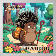 Pokey Porcupine | Arte de Enfermeiro de Crianças B