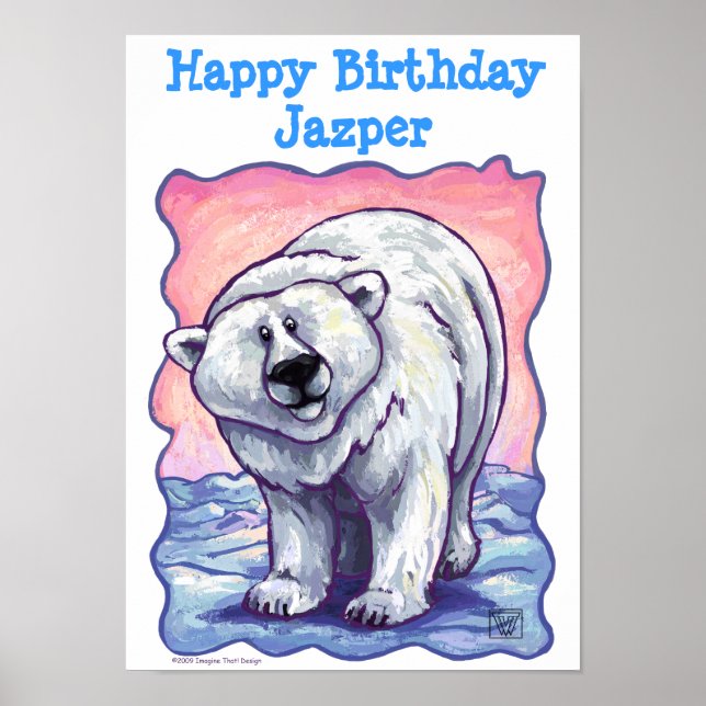 Poster Polar Bear Party Center (Frente)