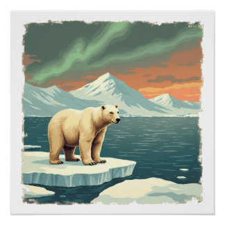 Pôster Polar Bear Poster