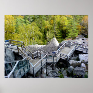 Poster Polar Caves Walkway, Plymouth, New Hampshire