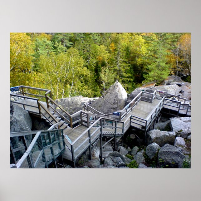 Poster Polar Caves Walkway, Plymouth, New Hampshire (Frente)