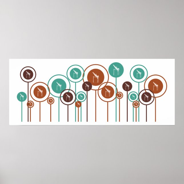 Poster Pole Vaulting Daisies (Frente)