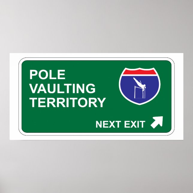 Poster Pole Vaulting Próxima Saída (Frente)