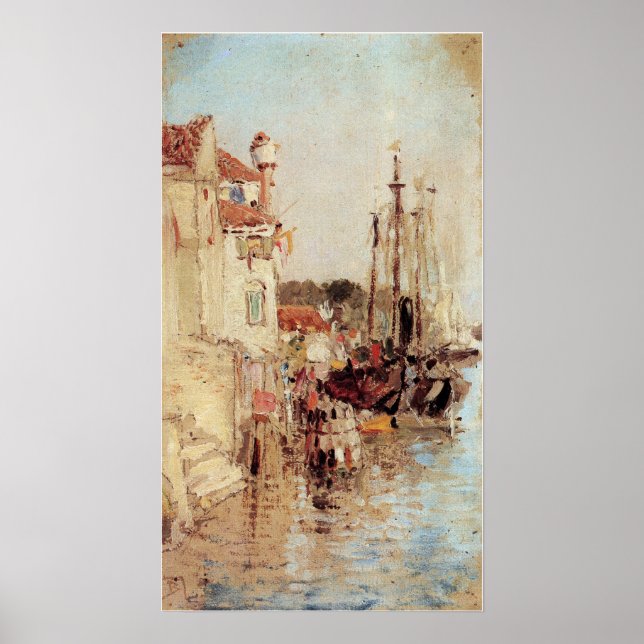 Poster Polenov - Canais de Veneza (Frente)