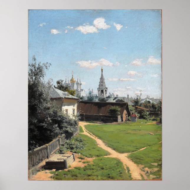Poster Polenov - Moscou Courtyard (Frente)