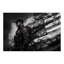 Police Officer Patriotic Law Enforcement Tribute