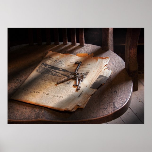 Poster Police - The wardens keys (Frente)