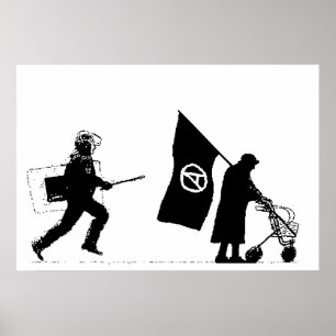 Pôster Polícia e Avó