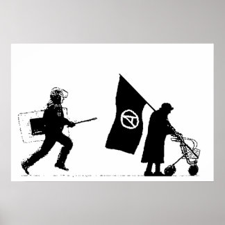 Pôster Polícia e Avó