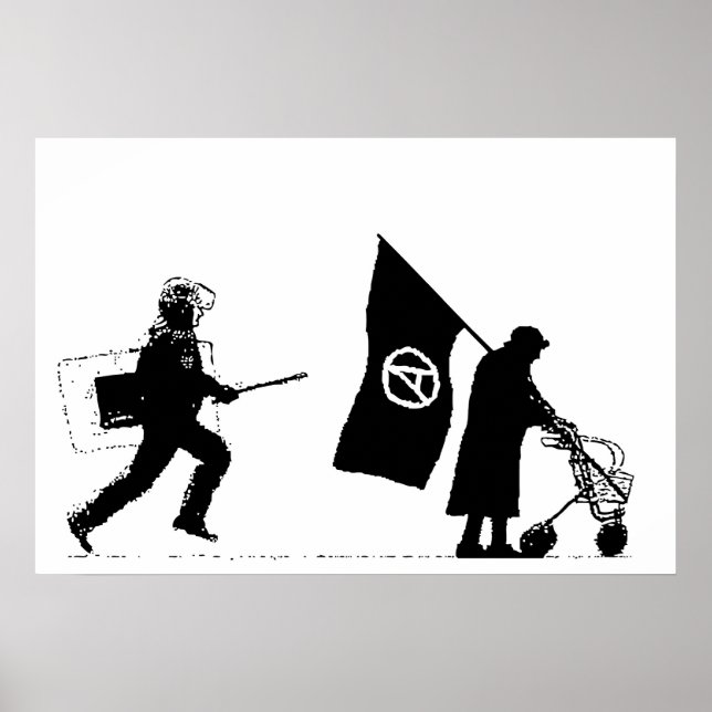 Pôster Polícia e Avó (Frente)