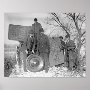 Pôster Polícia Invade Cassino Ilegal, 1932. Foto Antiga