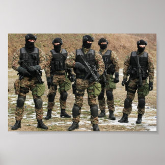 Poster Polícia Sérvia Heckler & Koch 2