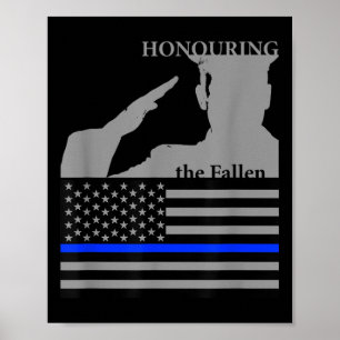 Poster Policiais Memorial Day _ Honrando O