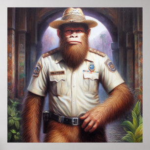 Poster Policial Bigfoot