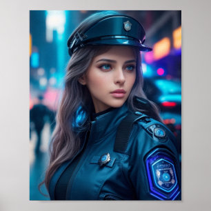 Poster policial menina