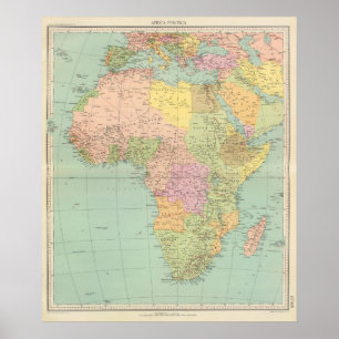 Pôster Política de 10708 África