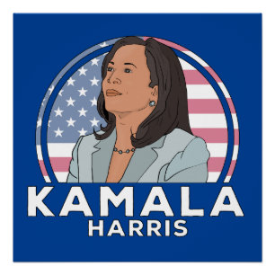 Pôster Política Kamala Harris