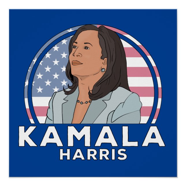 Pôster Política Kamala Harris (Frente)