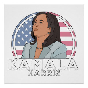 Pôster Política Kamala Harris