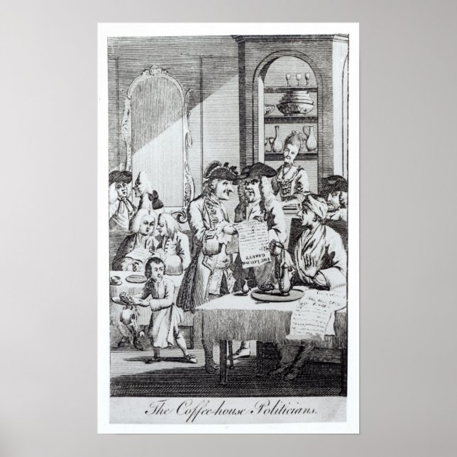 Pôster Políticos da Casa do Café (Frente)