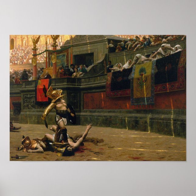 Pôster Pollice Verso - Com Um polegar Virado (Frente)