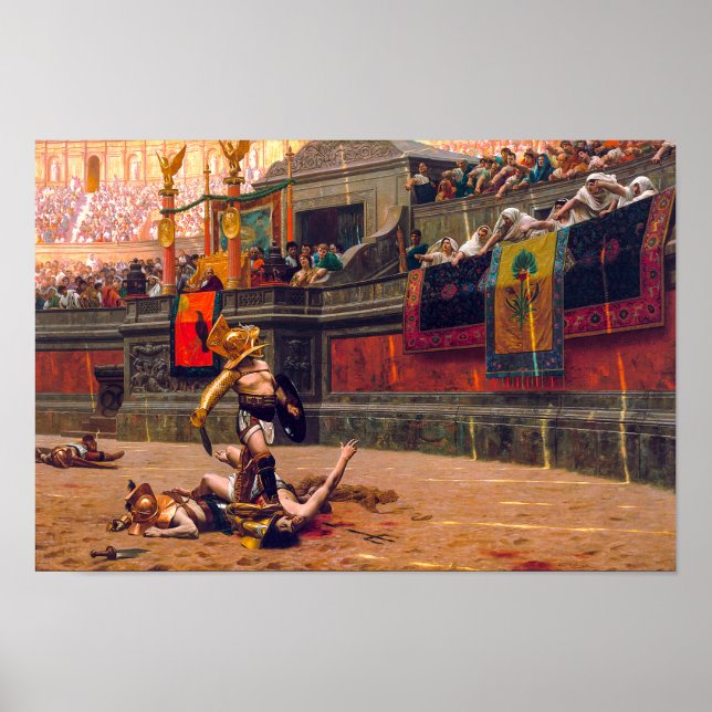 Poster Pollice Verso | Jean-Leon Gerome | (Frente)