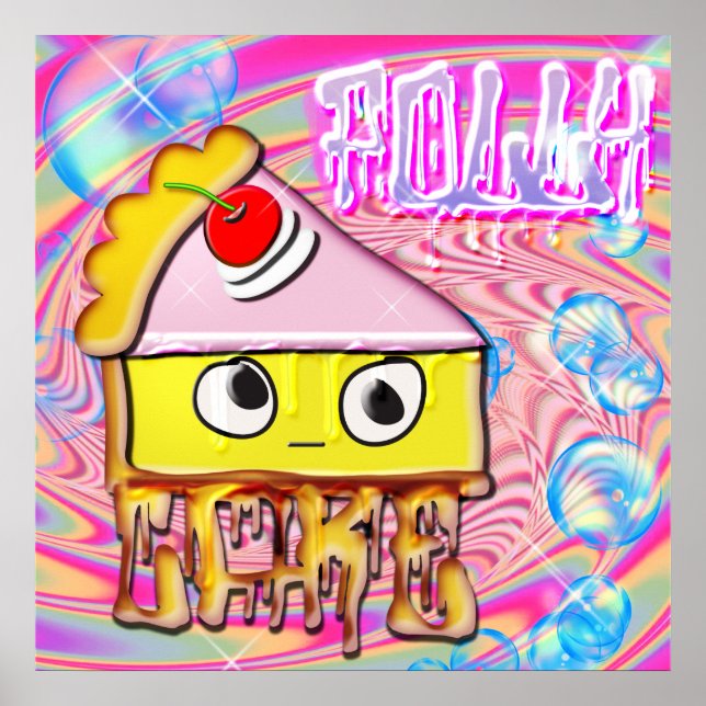 Poster Polly Cake - Tortina - (Frente)